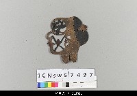 藏品(中國湖北皮影戲偶頭-淨)的圖片